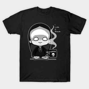 I Like It Black - Spooky Gothic T-Shirt